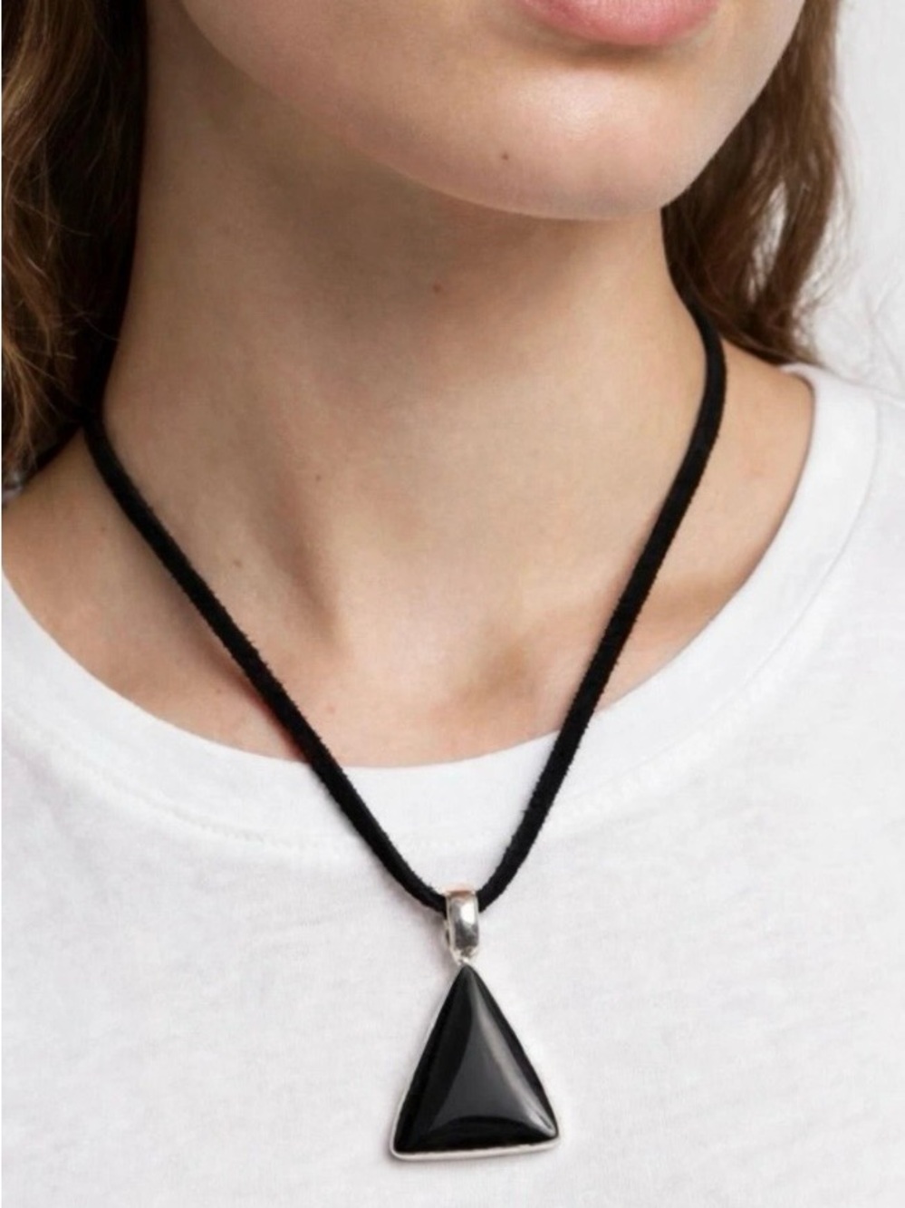 Vintage Delta Sterling Silver Pendant Necklace